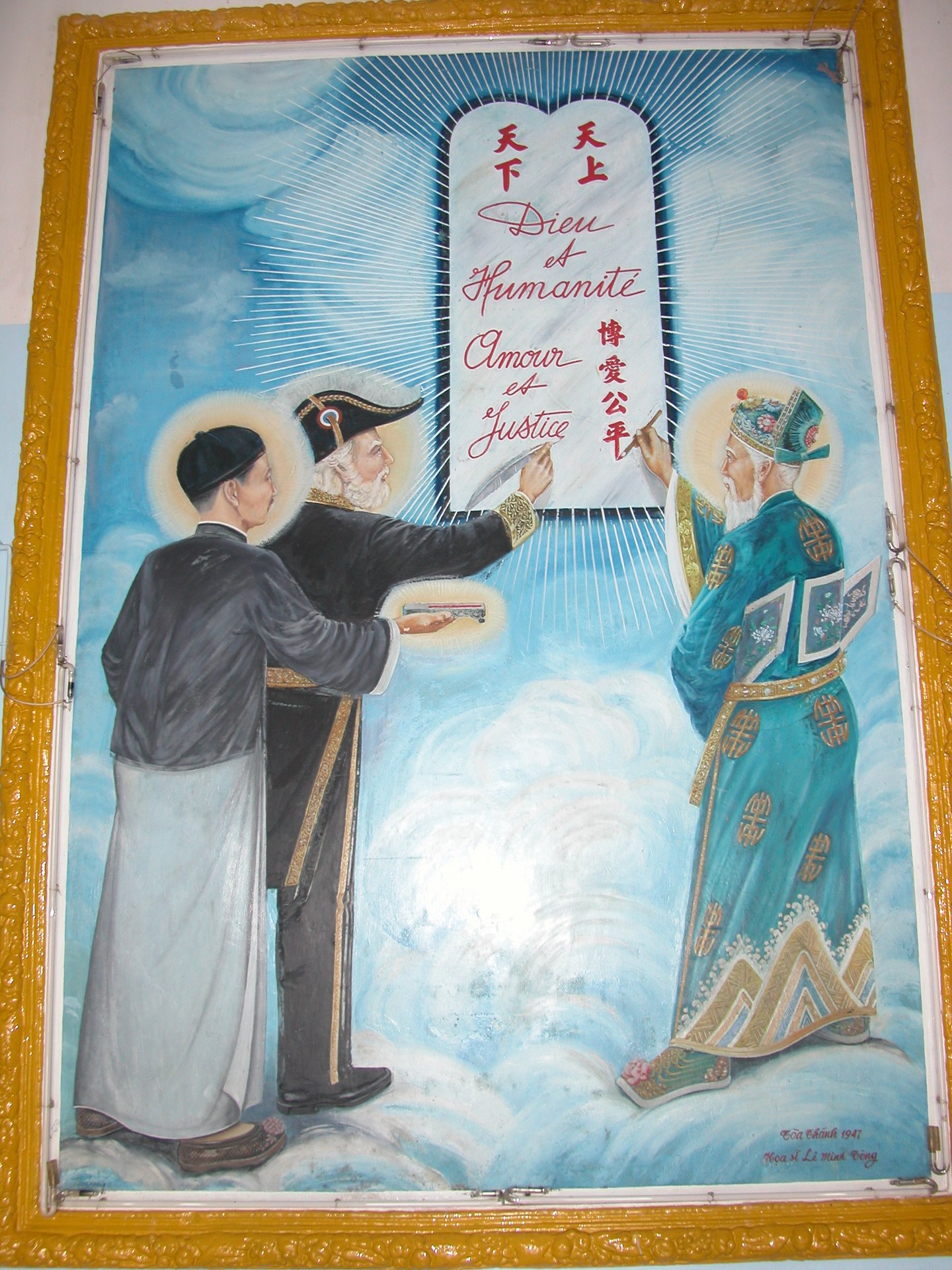 Cao Dai Holy See Three Saints Signing an Accord - gợi ý hành trình và cách ghép tuyến