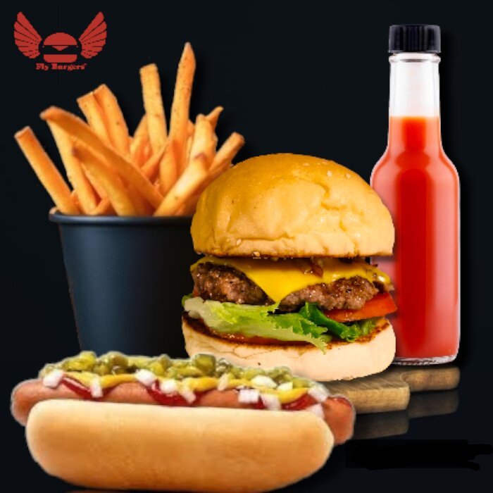 Fly Burgers - burger và hot dog ở khu Mỹ An, Đà Nẵng