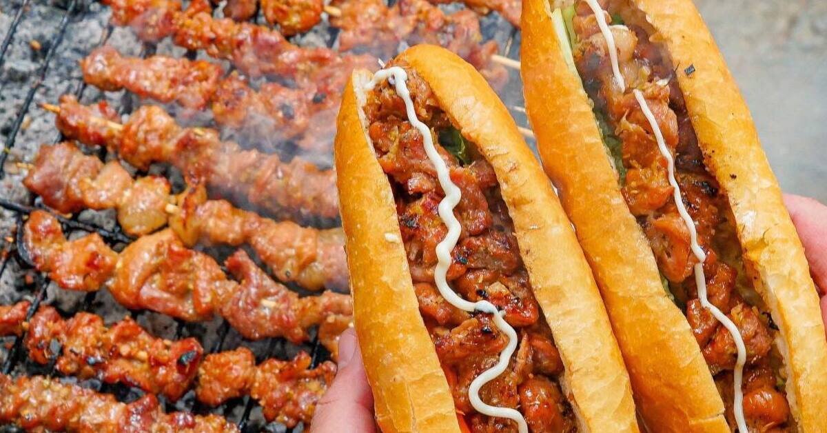 Hồng Cường - Phở bò - Bánh mì thịt xiên