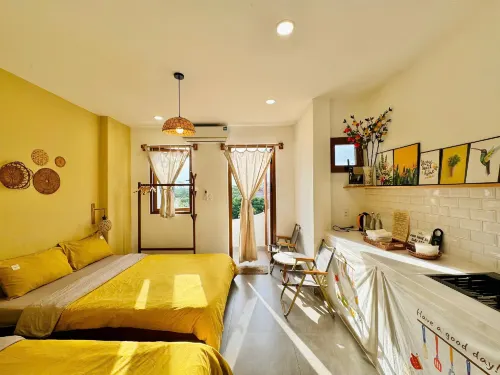 Mini Studio with Huge Balcony - gợi ý lưu trú tại Huế