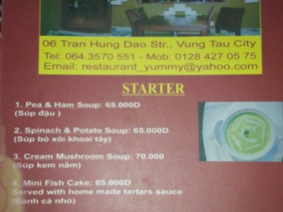 Chi tiết trải nghiệm tại Nhà Hàng Yummy Yummy