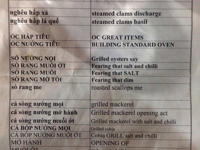 Món ăn hoặc đồ uống tại Quán Số 1