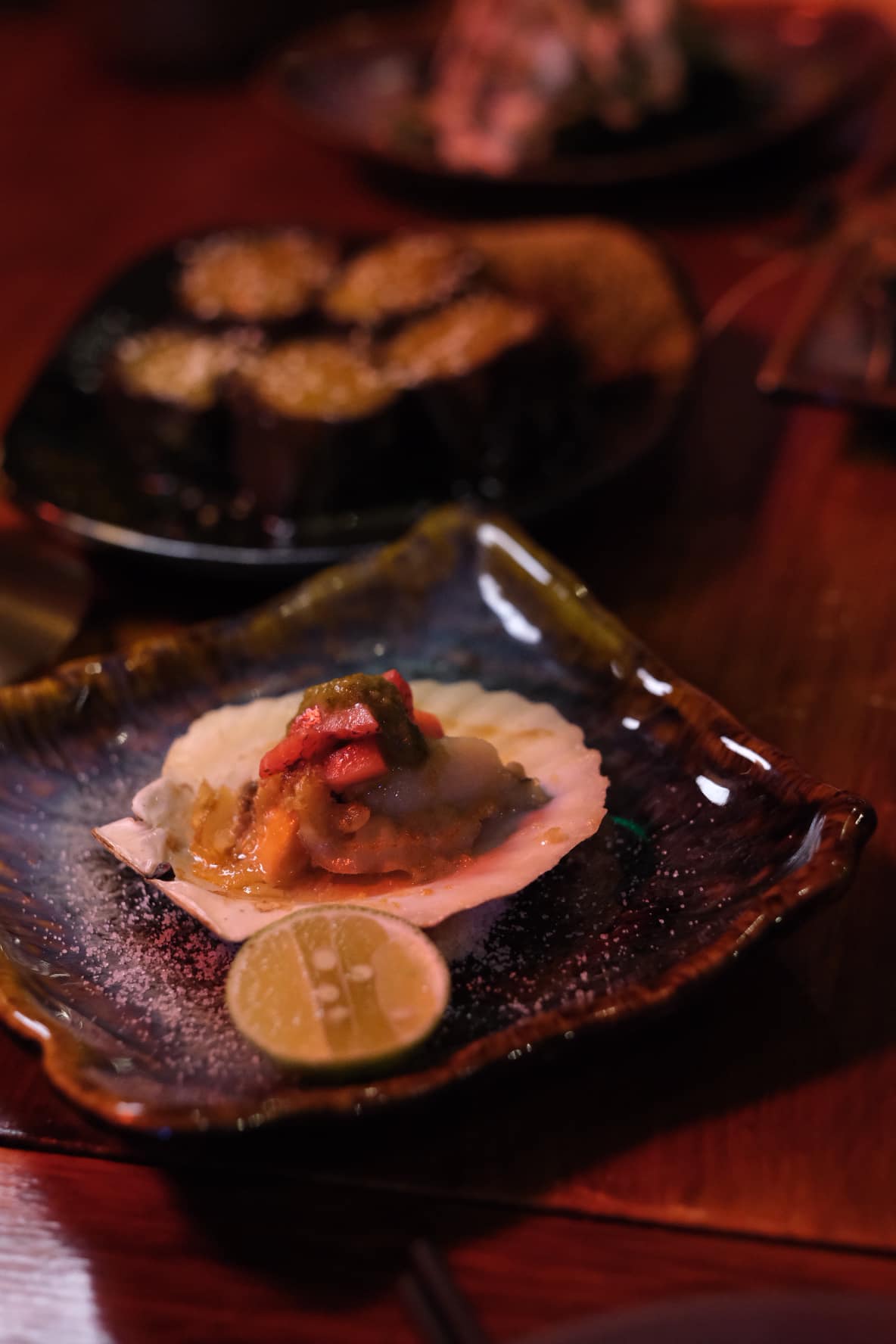 Món ăn đặc trưng được dọn tại Reika Izakaya and Skewer