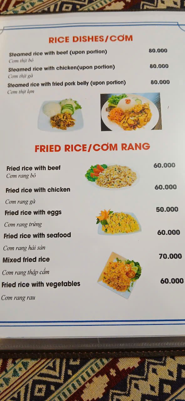 Chi tiết trải nghiệm tại Trang An Riverside Restaurant and Bar